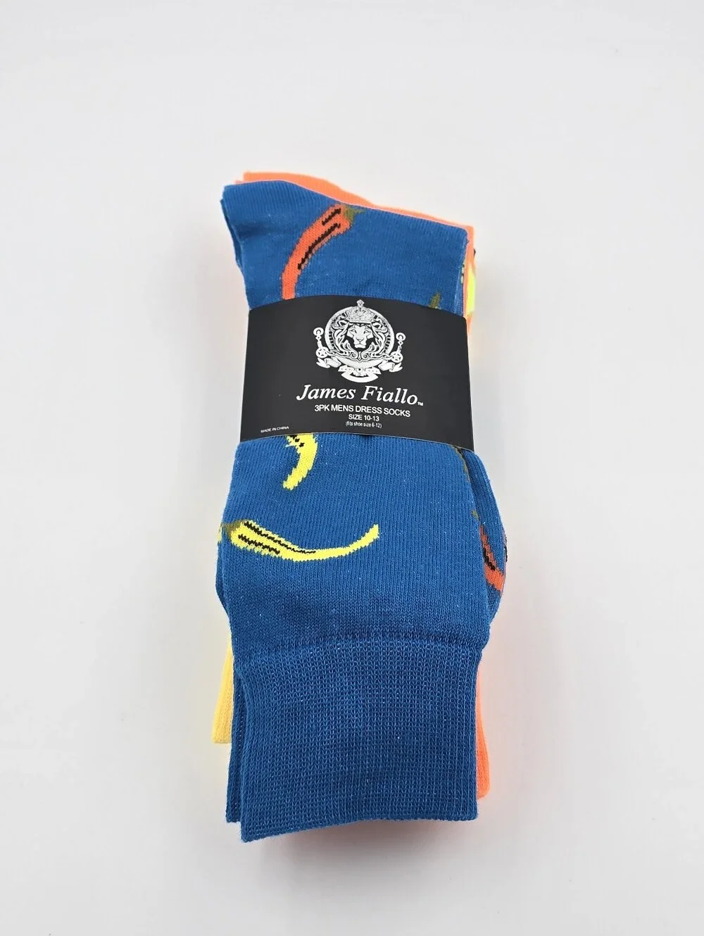 James Fiallo Men's Dress Socks 3-Pack - Size 10-13 - New with Tags